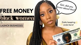 Business Grants For BLACK Women Why is nobody talking about this [upl. by Pepito229]