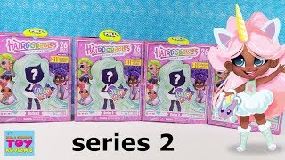 Hairdorables Series 2 Fashion Doll Unboxing Blind Bag Toy Review  PSToyReviews [upl. by Ainnat]