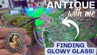 Dont Forget the Blacklight Uranium Vaseline Glass Jewelry Haul Thrift with Me  Reselling Ebay [upl. by Richardson]