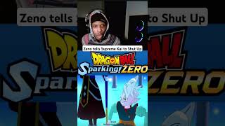 Zeno tell Supreme Kai to shut up dragonballsparkingzero wildbill29 dragonball gaming shorts [upl. by Yrojram]