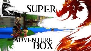 Guild Wars 2  Todos los Cachivaches Zona 3 Super Adventure Box [upl. by Ardnnek683]