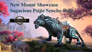 The Elder Scrolls Online New Sagacious Psijic SencheRaht mount showcase [upl. by Aramoy]