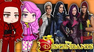 Descendants 4 The Rise Of Red React To Descendants  Full Ver  Gacha react [upl. by Ahasuerus]