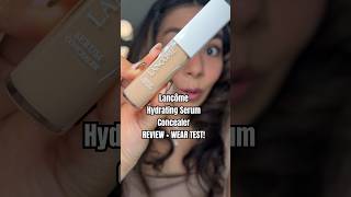 NEW 🔥LANCOME HYDRATING SERUM CONCEALER REVIEW  WEAR TEST WORTH THE BUY [upl. by Simpson230]