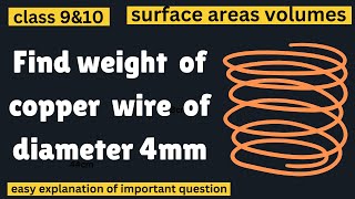 Surface area and volume Class 10  Importnat question of surface area and volulme  Class 9 [upl. by Acsirp388]