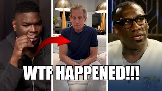 Keyshawn Johnson SET Skip Bayless Straight Over Shannon Sharpe quotWTF Happened BETTER NOT BE RACSTquot [upl. by Naujled]