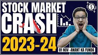 Stock market crash in 2023 24 due to election  25 correction in Indian market  Nifty analysis [upl. by Attekahs291]