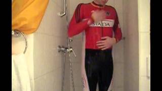 Cycling Skinsuit Shower [upl. by Garrard397]