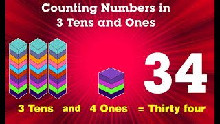 Learn Counting Numbers in Tens and Ones  Numbers 30 to 39  Mathematics Book B  Periwinkle [upl. by Nythsa]