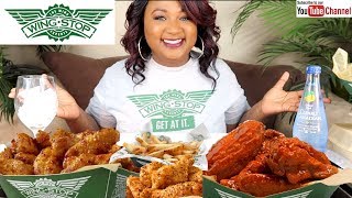 WINGSTOP MUKBANG [upl. by Niloc]