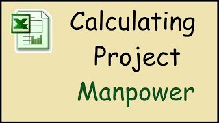 How to calculate manpower required for a project in Excel [upl. by Lebiralc]