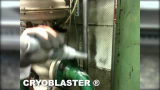 Nettoyage banc essai moteur Part1 CRYOBLASTER® [upl. by Anayhd]