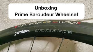 Unboxing Prime Baroudeur Wheelset [upl. by Juline]