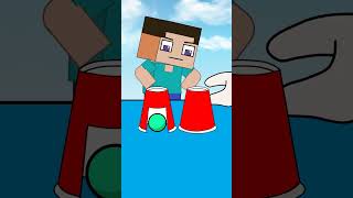 Disappeared 🤯😱 Steve and Bacon easy Magic Trick Turial Animation [upl. by Eidderf]