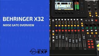 Behringer X32 Noise Gate Overview from 2 hour DVD [upl. by Klute]