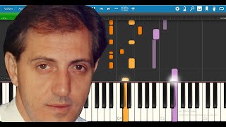 Franco de Vita  Seré Un Buen Perdedor  Piano Tutorial [upl. by Hallimaj133]