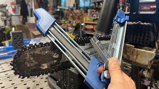 The Easiest Way To Sharpen Your Chainsaw In One Step [upl. by Angrist]