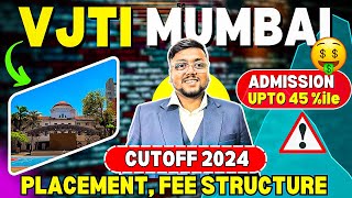 VJTI Mumbai Cut Off 2024 📈  Placements Fee Structure  MHT CET Counselling 2024  VJTI MUMBAI [upl. by Butterworth]