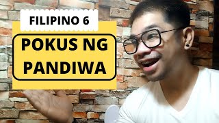 FILIPINO 6 POKUS NG PANDIWA F6llfj5 [upl. by Herwig]