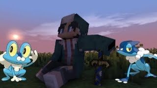 pixelmon episode 1  froakie evolves [upl. by Atselec]