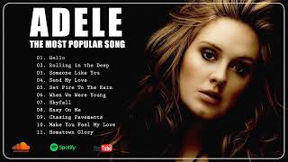 Adele Greatest Playlist  Adele The Most Popular Songs  Adele Best Songs [upl. by Brad]