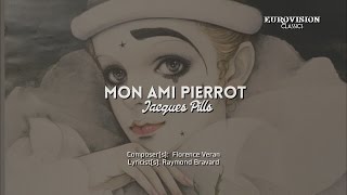 04 MONACO quotMon ami Pierrotquot  Jacques Pills Lyrics Eurovision 1959 HD [upl. by Lucius397]