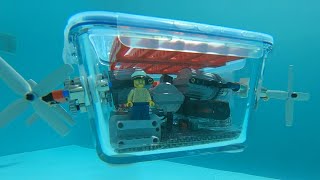 Building a Legopowered Submarine 20  magnetic couplings [upl. by Stag]