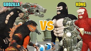 Godzilla vs Kong Battles S1  SPORE [upl. by Rukna]