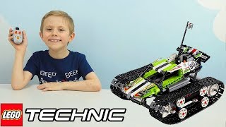 Лего Техник ВЕЗДЕХОД на гусеницах и радиоуправлении  LEGO TECHNIC 42065 RC TRACKED RACER [upl. by Reniar430]