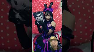 Kuromiiku kuromi cosplay sanrio kawaii anime lucu [upl. by Pulling]