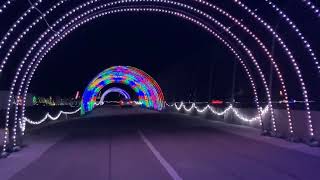 Nite Lites holiday light show at Michigan International Speedway [upl. by Guerra335]