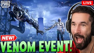 VENOM Event Action Gameplay The Symbiote Powers Are Crazy 😱 PUBG MOBILE [upl. by Mercorr]