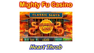 Mighty Fu Casino  Slots Game quotHeart Throbquot Big Win [upl. by Peers]