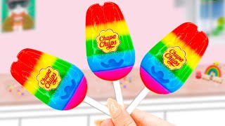 Rainbow Jelly 🌈 How To Make Miniature Rainbow Fruit Jelly Decorating By Magic Cake Ideas [upl. by Vogele768]