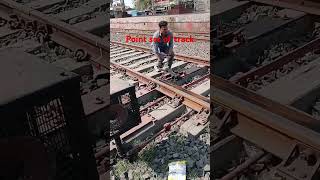 Point set of track by pointsman [upl. by Gillmore]