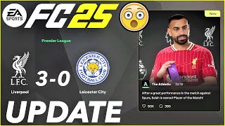 FC 25 CAREER MODE GOT A BIG NEW UPDATE 😮 [upl. by Bab]