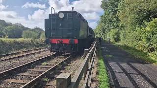 eddystone reversing into grosmont from the rail trail [upl. by Alial]