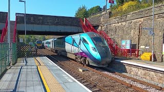 Trains at Marsden and Standedge Tunnel 170924 [upl. by Joash]