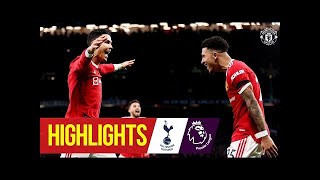 Ronaldo hattrick full match vital win for Manchester United 32 Tottenham full Premier League 2022 [upl. by Aubrie845]