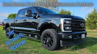 Ford Super Duty Black Appearance Package Really Worth the Upgrade [upl. by Wolliw]