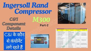 Ingersoll Rand Compressor M300 CampI Component details  IR Compressor  compressor instrumentation [upl. by Trefler]