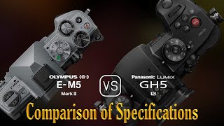 Olympus OMD EM5 Mark III vs Panasonic Lumix GH5S A Comparison of Specifications [upl. by Brandtr]