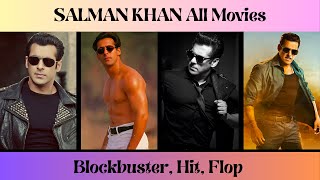 Salman Khan Blockbuster Hit Flop movie list ytmunch salmankhan bollywood tiger bhaijaan [upl. by Hanoy]