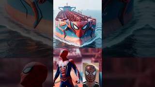 Superheroes but Tanker Ship Marvel amp DCAll Characters marvel avengers shorts spiderman ironman [upl. by Boarer]