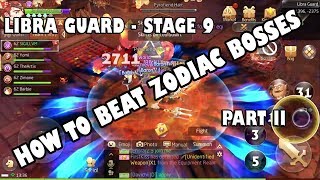 LAPLACE MSEA  HOW TO BEAT ZODIAC BOSSES  STAGE 9  LIBRA GUARD PART II [upl. by Noscire511]