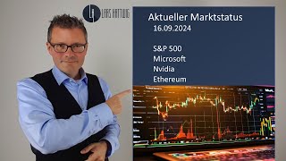 Aktueller Marktstatus SampP 500  Microsoft  Nvidia  Ethereum [upl. by Dnalevets892]