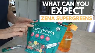 WHAT TO EXPECT Taste Mix with Zena Supergreens Powder [upl. by Zipporah512]