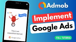 How to Integrate ADMOB ad in android app  💰 EARN money from app  2024 [upl. by Cathrin620]