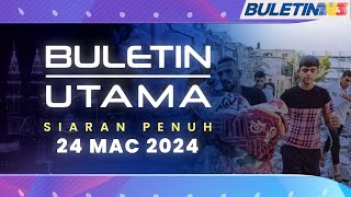 72 Warga Palestin Terbunuh Dalam Tempoh 24 Jam  Buletin Utama 24 Mac 2024 [upl. by Adnorat]