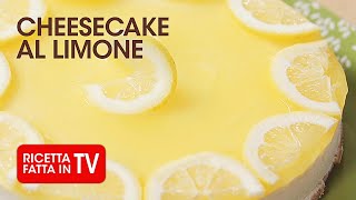 Come preparare la CHEESECAKE AL LIMONE di Benedetta Rossi  Ricetta TV Fatto in Casa per Voi [upl. by Sherborn]